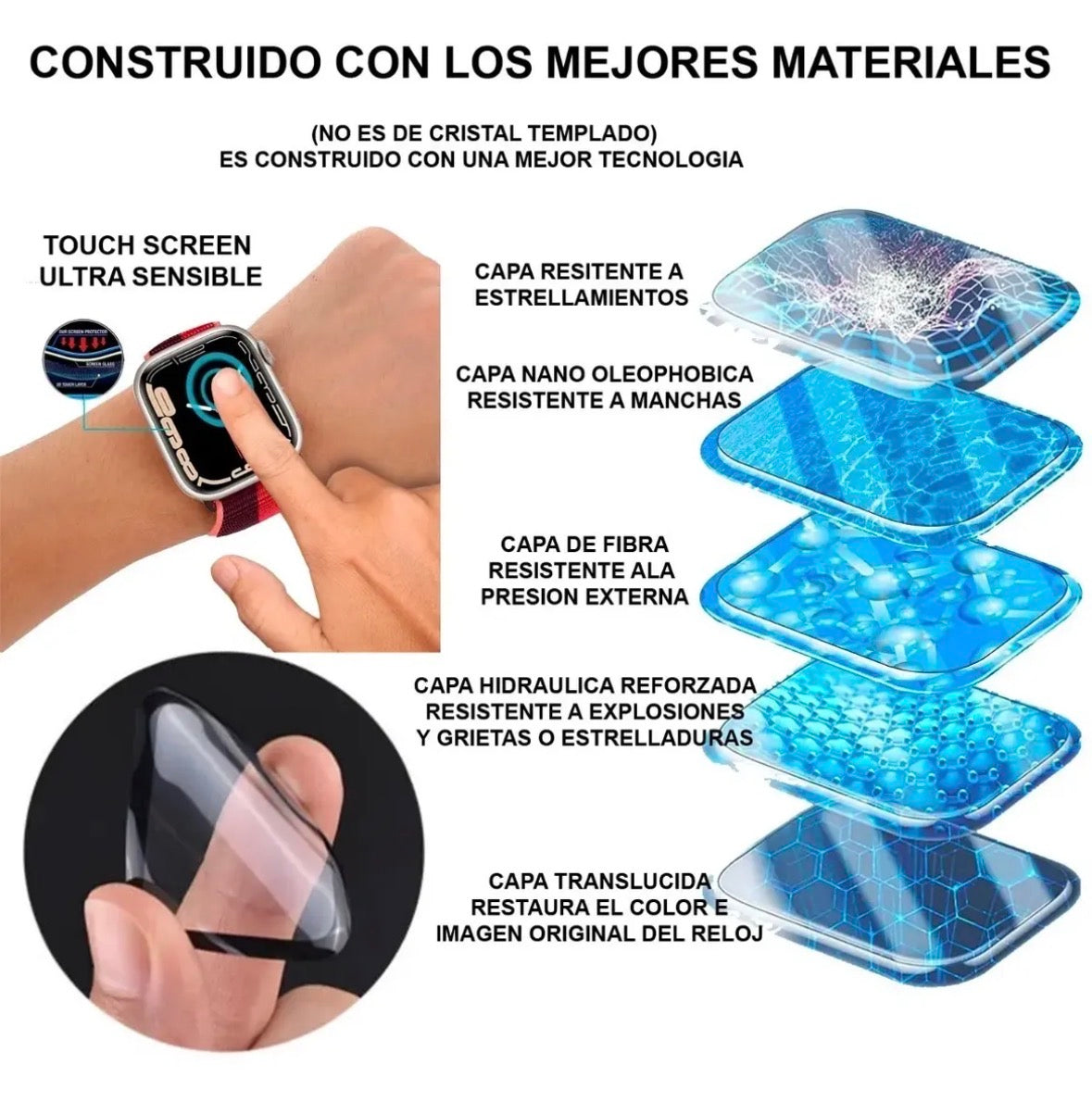 protector de pantalla para apple watch