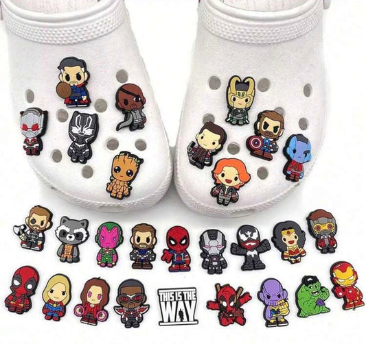 Pack 10 pz Dibujos animados para zapatos