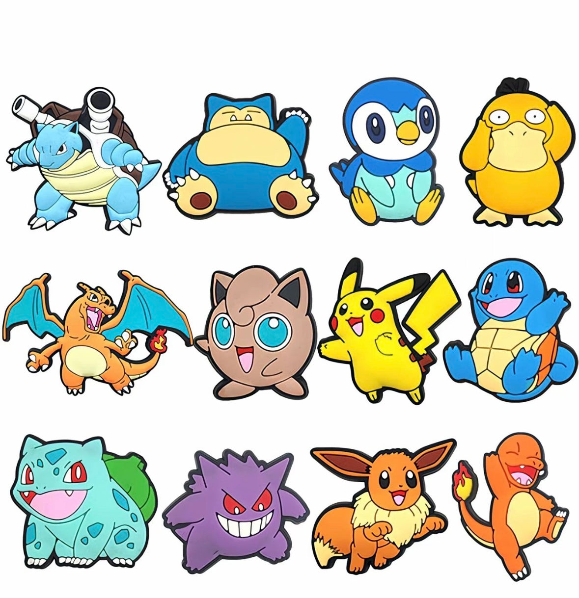 Pack 10 pz figuras animadas para zapatos
