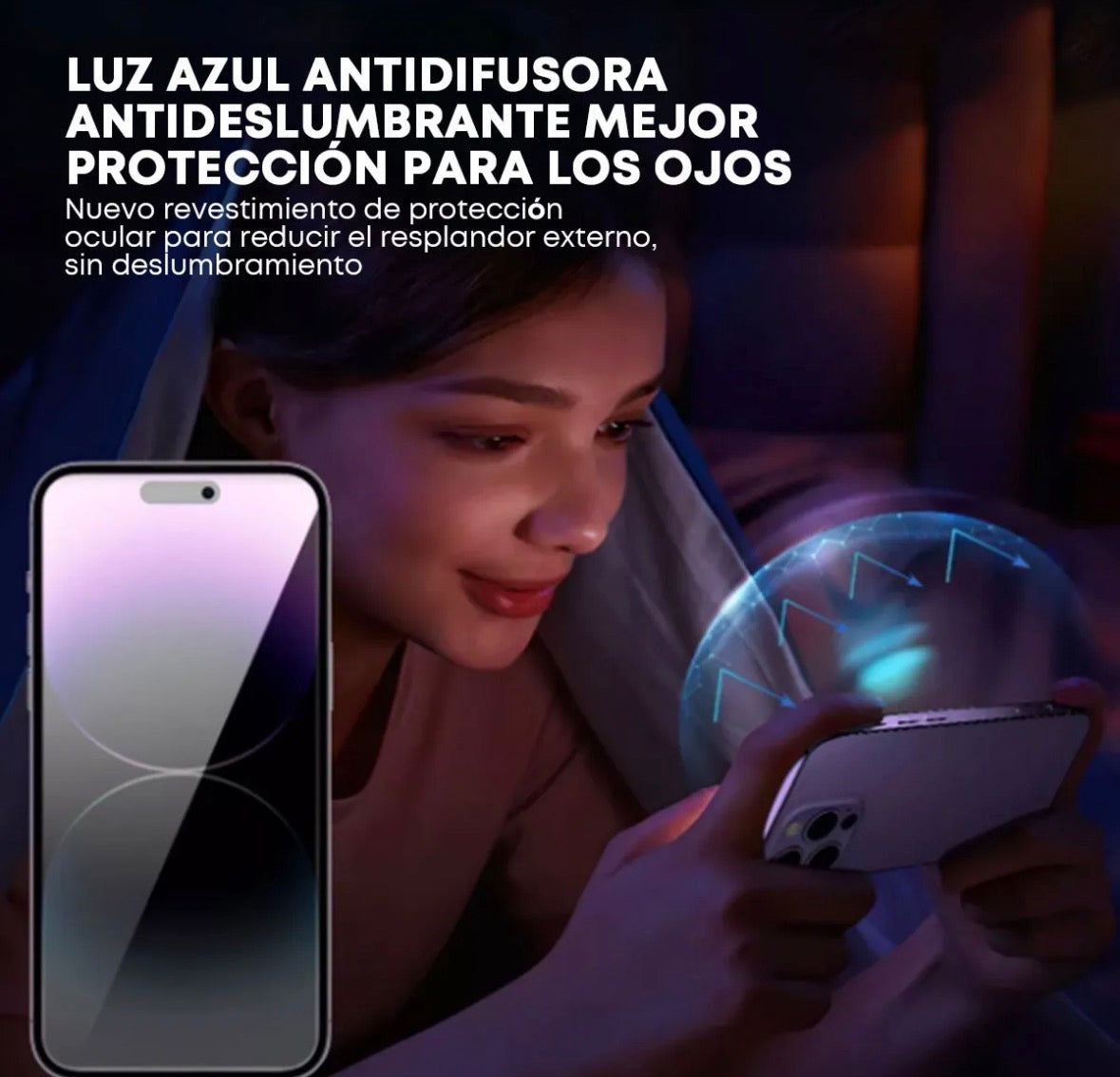 Vidrio templado de privacidad 3 piezas