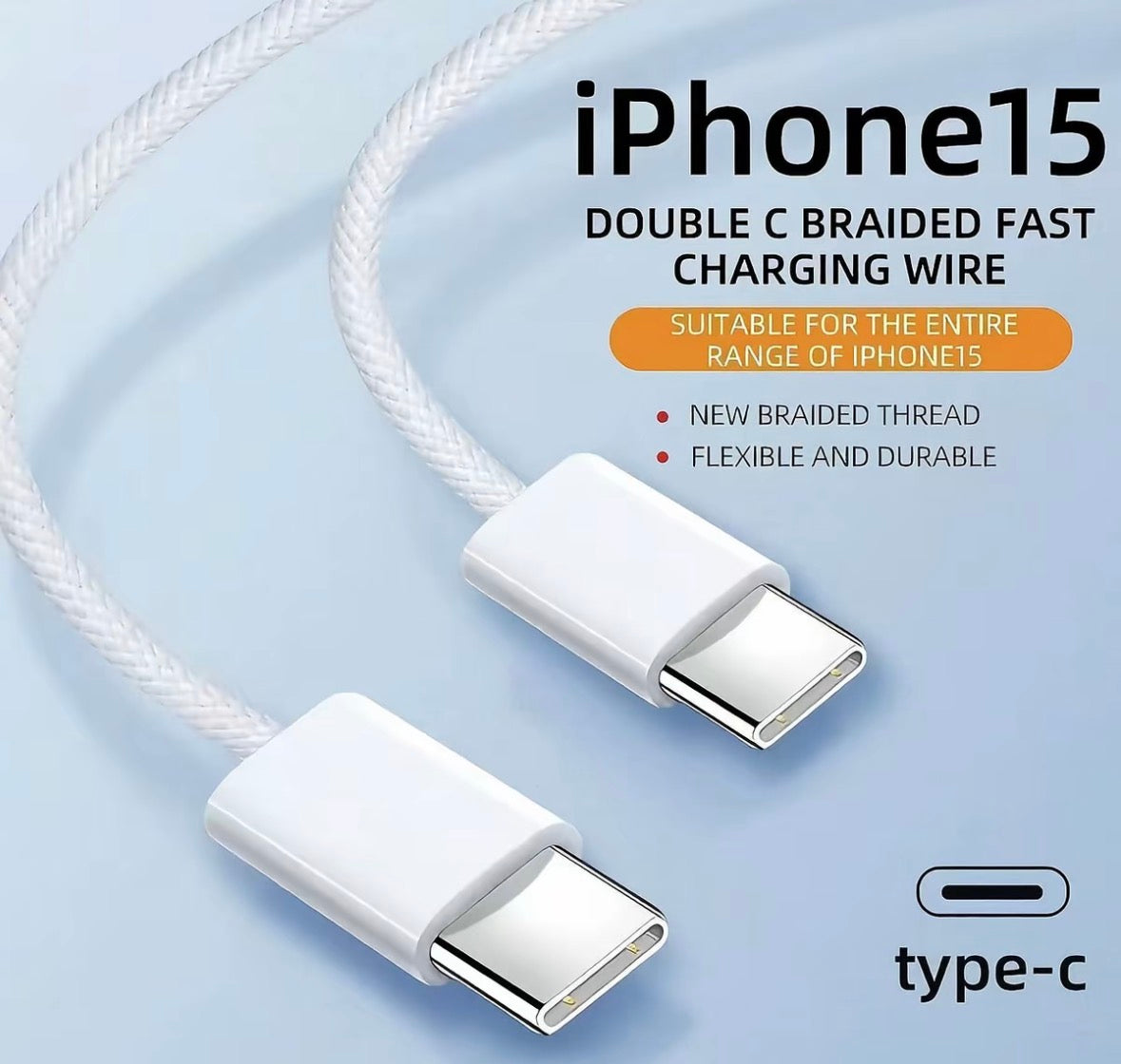 Cargador completo para iPhone 15’s, 16’s, 17’s - 35w - C a C