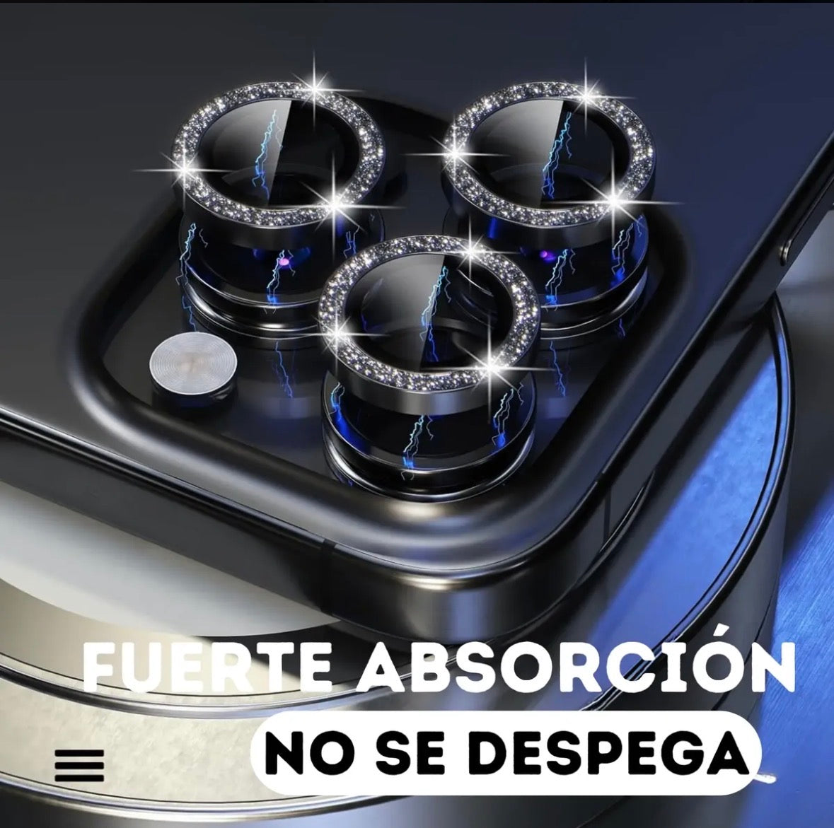 Protectores diamante para cámara iPhone