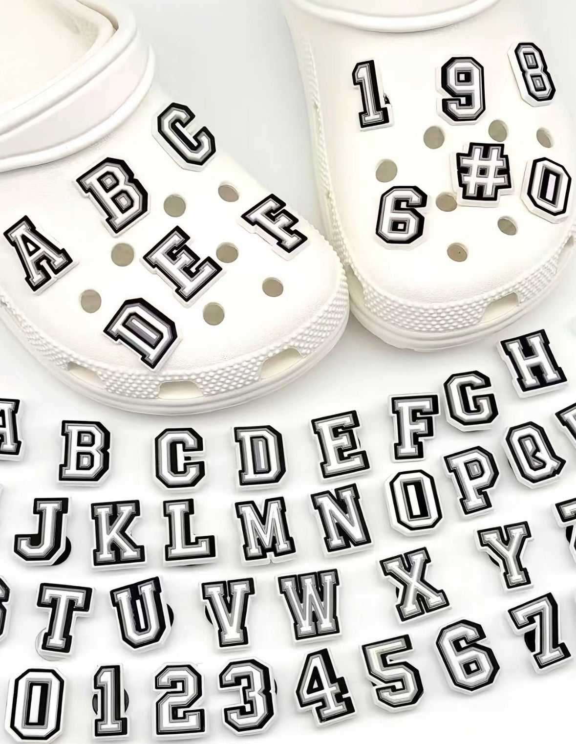 Letras para zapatos 1 pz