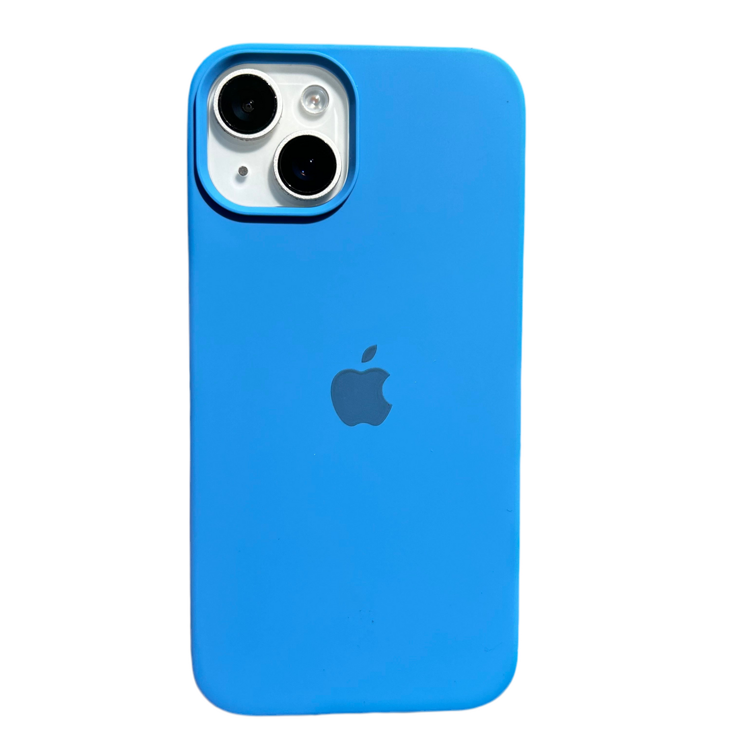 funda silicon case azul