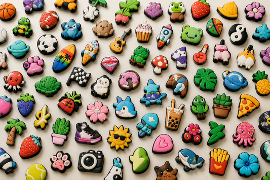 Pack 20 pz dibujos animados para zapatos